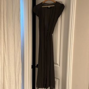 Reformation Green Wrap Midi Dress Size S